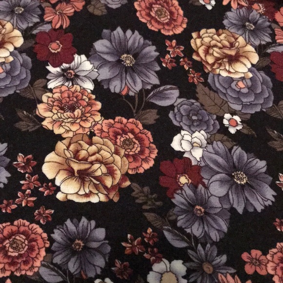 Floral pattern crop top turtle neck - Picture 2 of 3